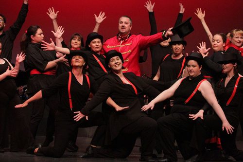 Cast Members performing opening number "The Greatest Show"